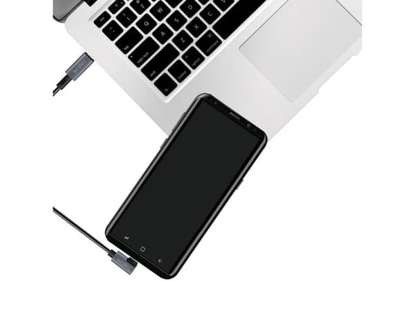 LogiLink CU0182, 1 m, USB C, USB C, USB 2.0, 0,48 Gbit/s, Musta, Hopea