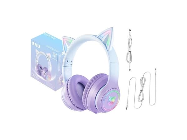 ONIKUMA B90 gaming headset (blå/lilla)