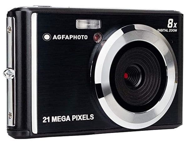 AgfaPhoto Compact DC5200, 21 MP, 5616 x 3744 piksler, CMOS, HD, Sort