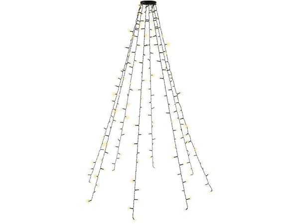 Goobay 60385, Fe lys, Sort, Grønn, Kopper, Plast, IP44, III, 6 timer