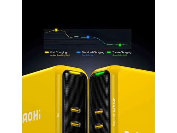 AOHI Magcube PD 140W 2x USB-C, 1x USB-A lader