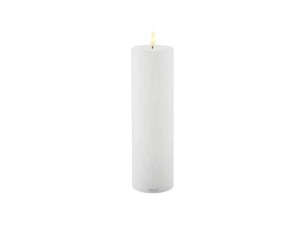 Sirius Sille Uppladdningsbar, Ø7,5xH25cm, vit
