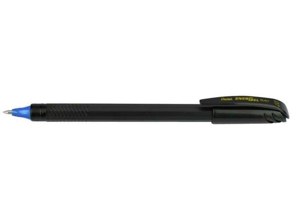 Pentel BL417R-C, Gelépenn med hette, Blå, Sort, Blå, Triangulær, Venstrehendt, 0,35 mm