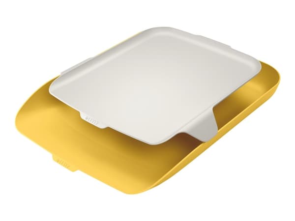 Brevbakke Leitz Cosy gul inkl. organizer - (4 sæt)
