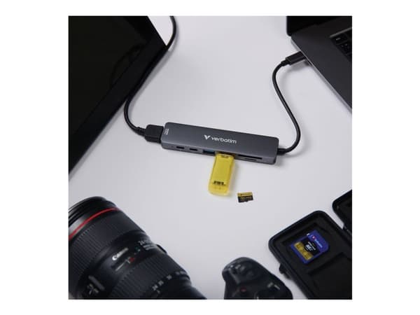 Verbatim - Dokkingstasjon - for bærbar - USB-C - HDMI