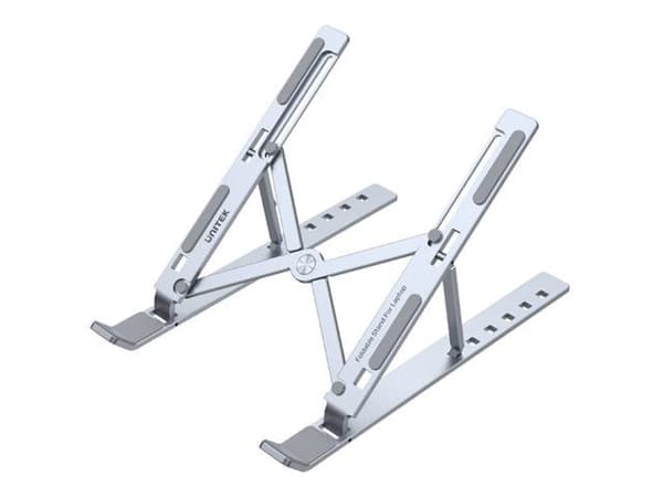 Unitek - Notebookstativ - Mechanical , foldable - sølv
