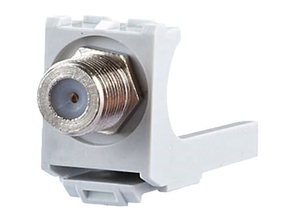 AX-modul for F-bøsning, lysgrå