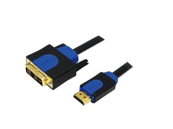 LogiLink - Adapterkabel - HDMI han til DVI-D han - 2 m