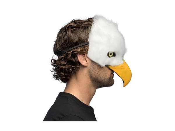 Vit örn-mask