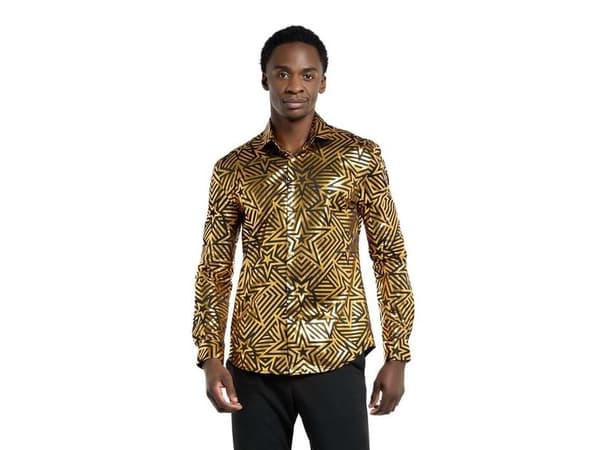 Golden Geo Star skjorte