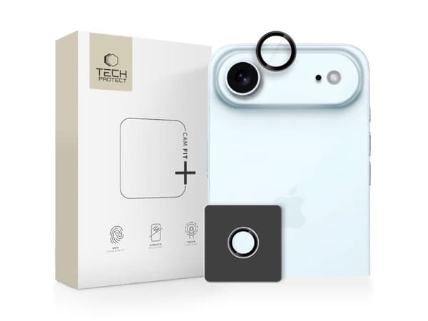 Tech-Protect Camring Fit+ deksel til iPhone 17 Air - svart