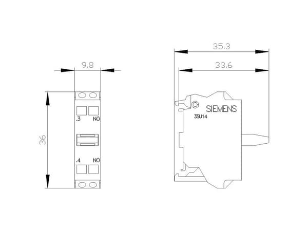 Siemens 3SU14002AA103BA0