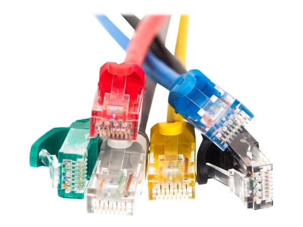 Netrack - Patch-kabel - RJ-45 (hane) till RJ-45 (hane) - UTP - CAT 5e - formpressad, hakfri - blå