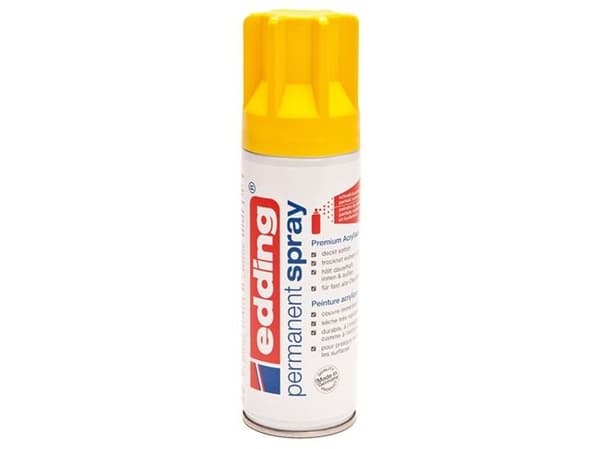 Sprayfärg edding® 5200 Permanent Spray, 200 ml, matt, gul
