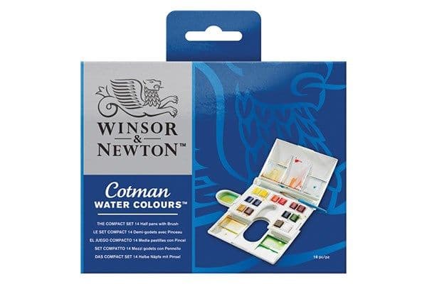 Cotman akvarellset 14x 1/2 pans