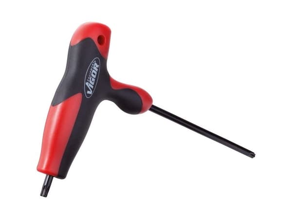 Vigor V2501, 16 cm, Musta, Punainen