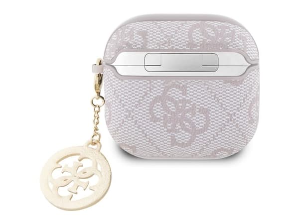 Guess 4G Strass Charm Case for AirPods 4 - Pink