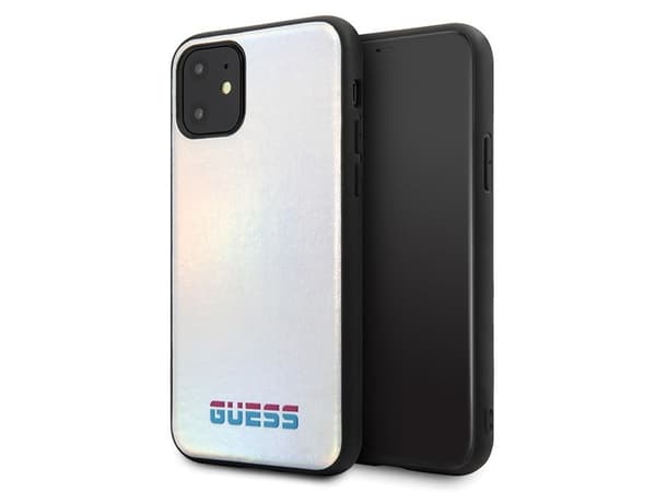 Guess GUHCN65BLD hardcase til iPhone 11 Pro Max sølv/sølv iriserende