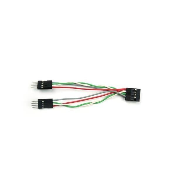 Kabel USB2.0 moderkortsplitter 90 mm 2x USB-huvud