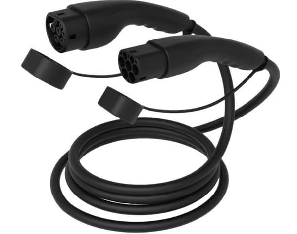 Type 2 ladekabel til elbil - 11 kW 10 m svart