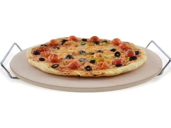 Excellent Houseware pizzasten + stativ + kniv