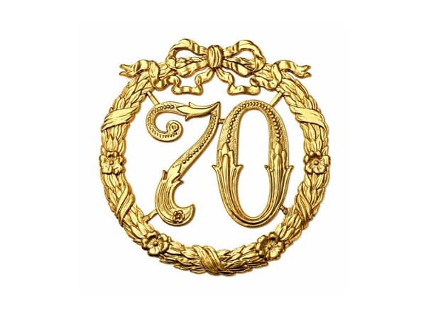 Guld krans, 70 år