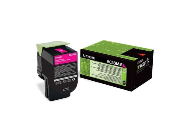 Lexmark 80C2SME, 2000 sivua, Magenta, 1 kpl