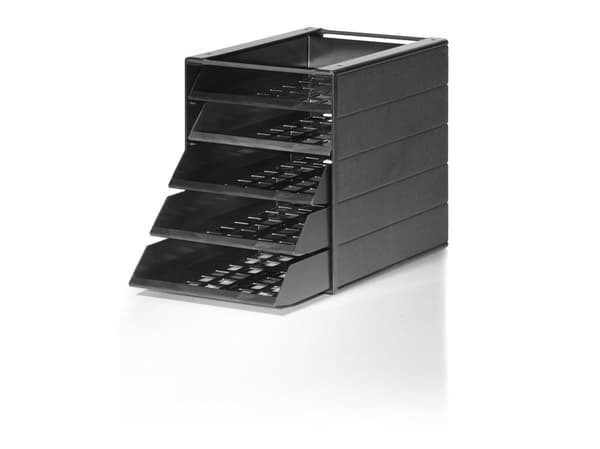 Durable IDEALBOX BASIC 5, Musta, C4, 5 laatikko(a), 250 mm, 322 mm, 332 mm