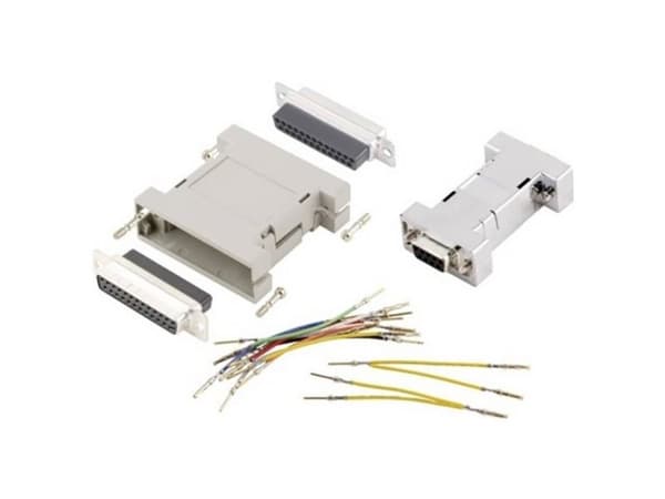 MH Connectors D-SUB-adapter D-SUB-plugg 25-polt - D-SUB-kontakt 25-polt 1 stk