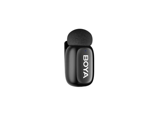 Boya trådlös mikrofon mini 2-01 Lightning/USB-C, matt svart