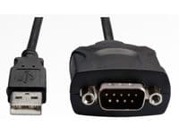 Fujitsu USB - RS-232, Musta, USB A-tyyppi, DB-9, Uros, Uros