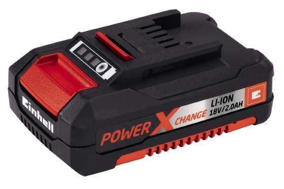 Einhell 4511395, Batteri, Lithium-Ion (Li-Ion), 2 Ah, 18 V, Einhell, Sort, Rød