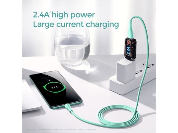 Joyroom Bowling Data Cable S-2030M8 USB-A / micro USB 3A 2 m - grön
