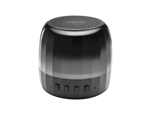 LogiLink Bluetooth 5.2 högtalare TWS microSD-kortplats handsfree partybelysning