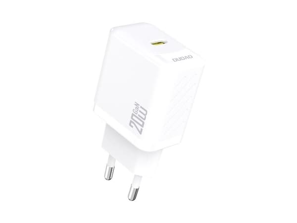 Dudao A26EU Adapter 20Watt GaN 1xUSB-C Hvid