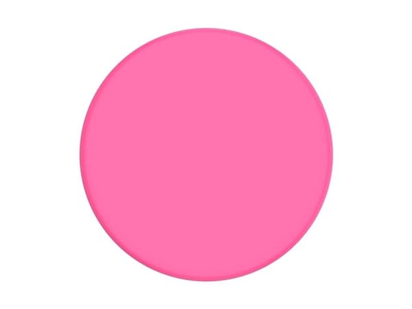 PopSockets PopGrip - Fingergrepp/vikbart ställ för mobiltelefon - neonrosa