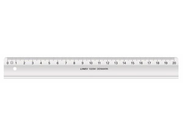 Lineal plast LINEX 20cm 1020