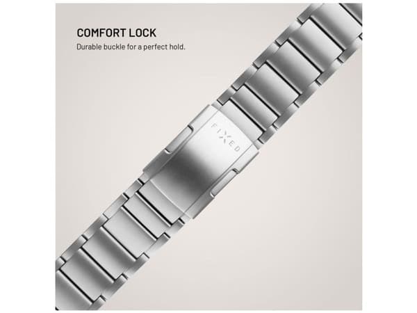 FIXED Titanium Strap, Rem, SmartWatch, Titanium, Garmin, QuickFit 26mm, Titanium, Rostfritt stål