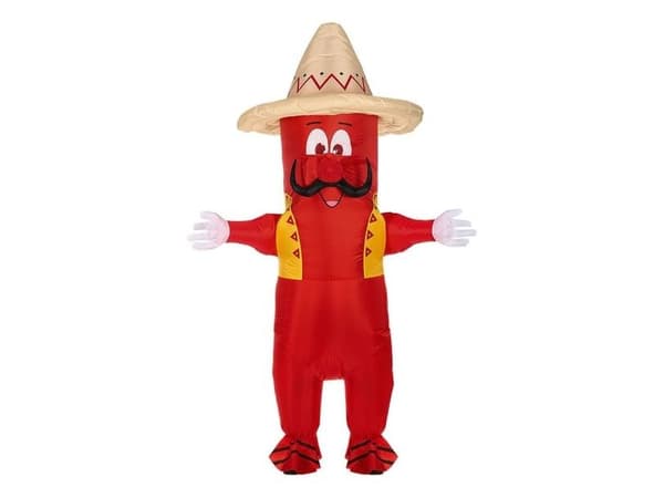 Oppusteligt Chili kostume