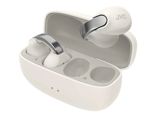 JVC open-ear-hörlurar HA-NP1T vit