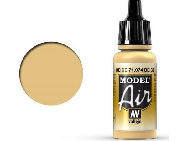 Vallejo 71.074, 17 ml, Beige, Matt, Flaska