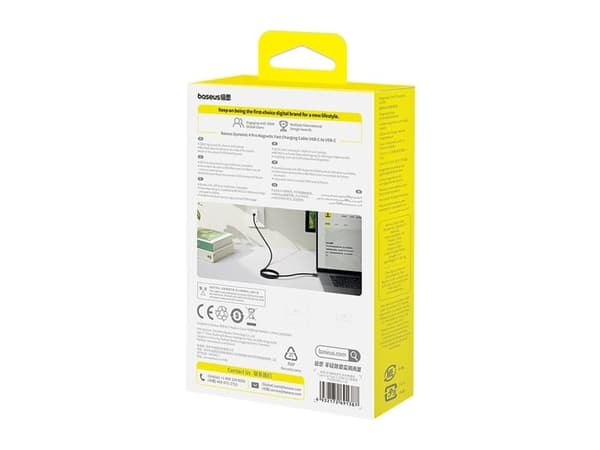Hurtel: Baseus Dynamic 4 Pro snabb USB-C-kabel - USB-C 100W 1 m - svart