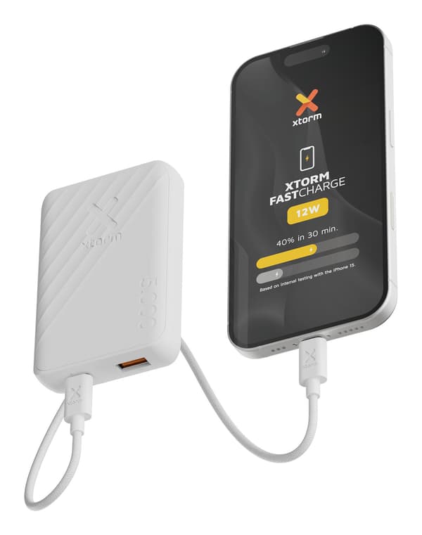 Xtorm XG2E057, 5000 mAh, 12 W, Valkoinen