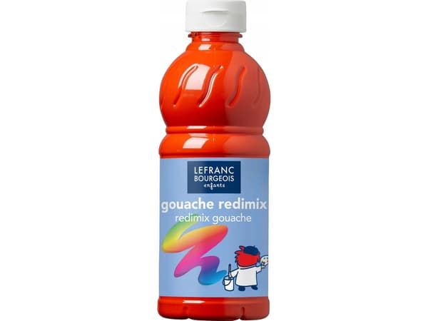Redimix akrylmaling 500 ml vermilion