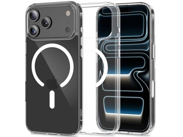 Tech-Protect Flexair Hybrid CC MagSafe Case for iPhone 17 Pro - Clear