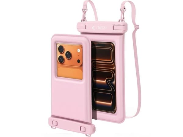 Tech-Protect UWC7 6,9" vanntett etui - rosa