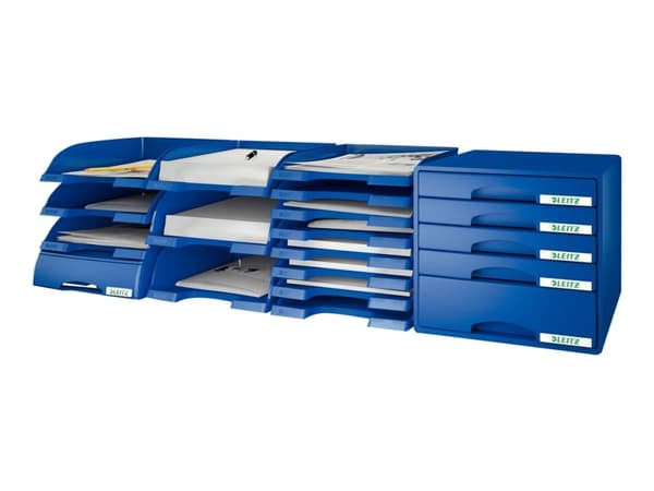 Leitz Plus - Brevfack - för A4 (210 x 297 mm) - blå