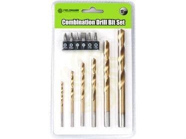 Fieldmann FDV 9004, Drill, Drill bit set, Stål, 3, 4, 5, 6, 8, 10 mm, 6 stykker, Flat, Philips