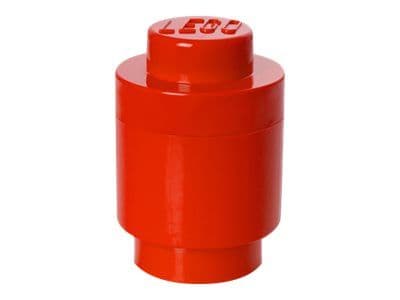 LEGO Storage Brick 1 Round - Lagerboks - knallrød