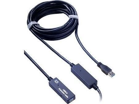 PremiumCord USB-kabel USB-A til USB-A 10 m svart (ku3rep10)